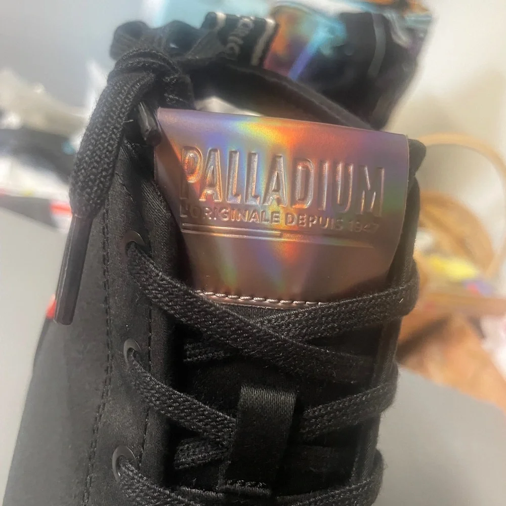 Palladium Black High-Top Sneakers - Picture 3 of 8